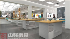 華為手機專賣店設計裝修展柜制作
