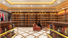 南京煙酒展柜柜臺(tái)設(shè)計(jì)定制-中強(qiáng)展柜廠
