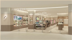 南京中央商場專業(yè)定制化妝品展柜——中強展柜廠