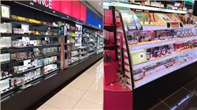 化妝品展柜,化妝品柜臺(tái)