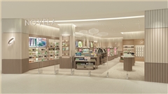 南京中央商場專業(yè)定制化妝品展柜——中強展柜廠