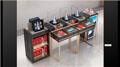 南京瀘州老窖店鋪展柜整體設(shè)計(jì)——中強(qiáng)展柜廠