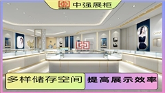 南京吾悅廣場店鋪珠寶展柜定制化服務(wù)——中強(qiáng)展柜廠
