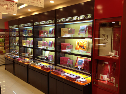 阜陽定制食品木質展柜的流程