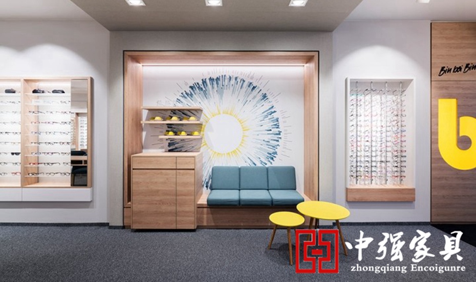 眼鏡展示臺，眼鏡柜臺