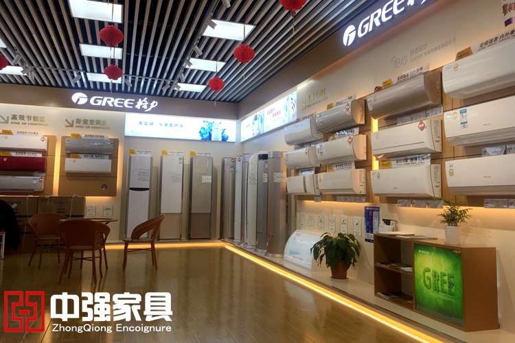 格力空調旗艦店裝修，格力展柜效果圖