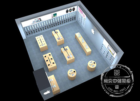 南京新一城蘋果手機(jī)專賣店展柜設(shè)計(jì)制作