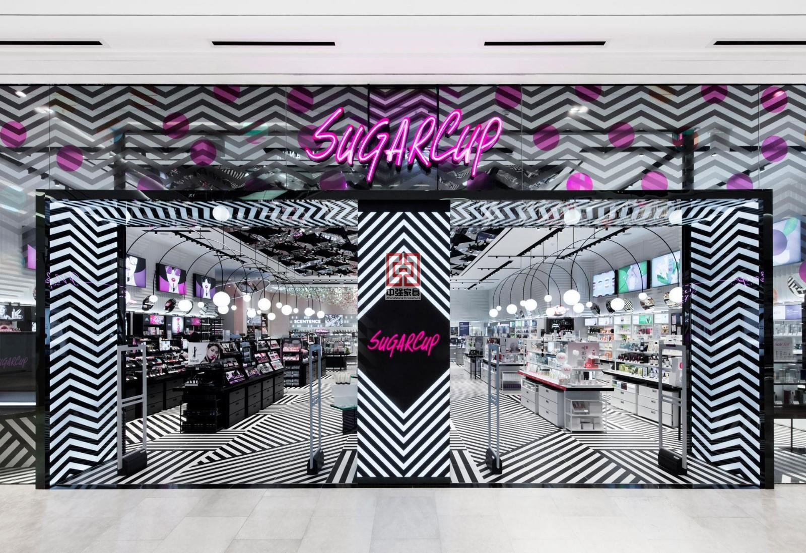 韓國(guó)：Betwin是一家擁有幾何糖果條紋的美容店_1