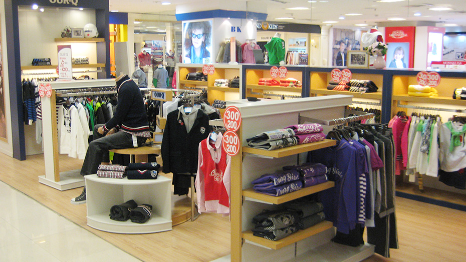 童裝展示柜,南京展柜,展柜設(shè)計(jì)